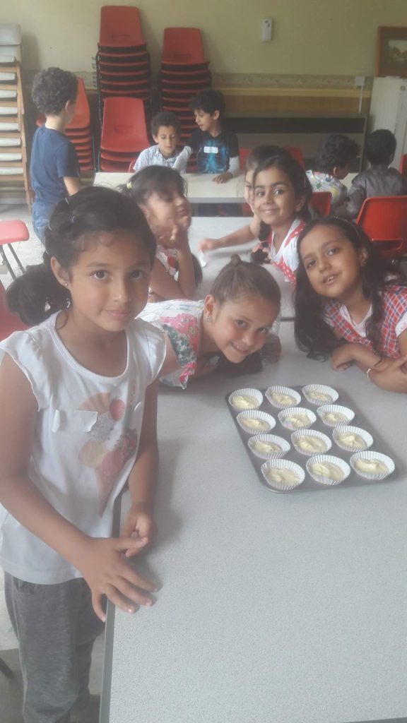 Children's making a cookies on Radiant Rubies 2017 Events